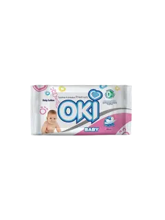 TOALLAS OKI BABY LOTION PREMIUM 64UND